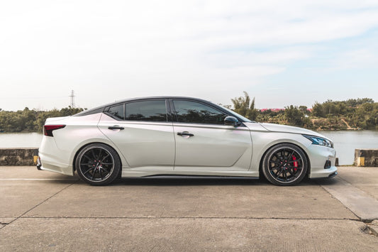Nissan Altima L34 2019-2022 with Aftermarket Parts - Side Skirts PP from Yofer USA