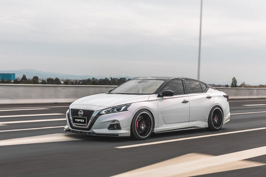 Nissan Altima L34 2019-2022 with Aftermarket Parts - Side Skirts PP from Yofer USA