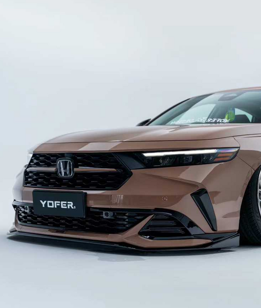Honda Accord 11th Gen CY1 CY2 2023 2024 with Aftermarket Parts - Front Lip PP from Yofer USA