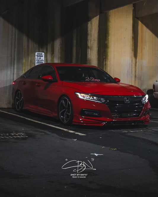Honda Accord 10th 10.5th Gen 2018-2022 with Aftermarket Parts - Side Skirts PP from Yofer USA