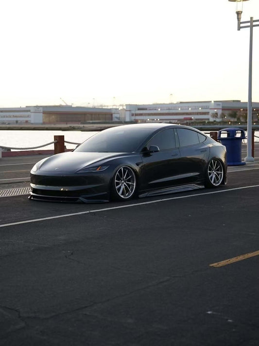 Tesla Model 3 Highland / Performance 2024 with Aftermarket Parts - Side Skirts ABS / PP from Yofer USA