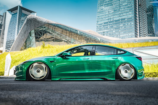 Tesla Model 3 Highland / Performance 2024-ON with Aftermarket Parts - Side Skirts ABS+PP from Yofer USA