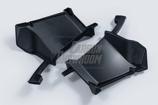 Tesla Model 3 Highland Performance 2024-ON with Aftermarket Parts - Loong Flames Max Front Bumper PP & ABS from Yofer USA