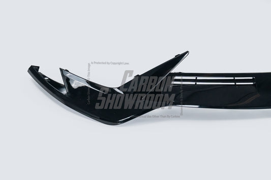 Tesla Model 3 Highland Performance 2024-ON with Aftermarket Parts - Loong Flames Max Front Bumper PP & ABS from Yofer USA