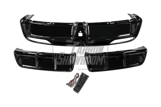 Tesla Model 3 Highland / Performance 2024 with Aftermarket Parts - V1 Sports Rear Diffuser & Canards PP from Yofer USA