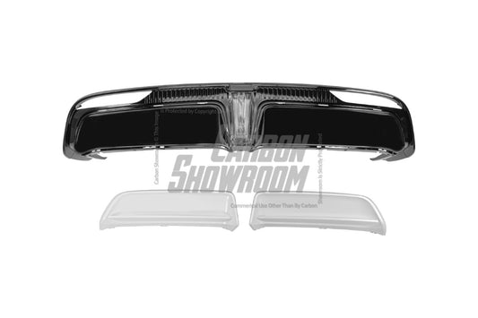 Tesla Model 3 Highland / Performance 2024-ON with Aftermarket Parts - V2 Style Rear Diffuser & Canards PP from Yofer USA
