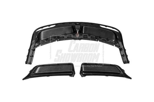 Tesla Model 3 Highland / Performance 2024-ON with Aftermarket Parts - V2 Style Rear Diffuser & Canards PP from Yofer USA