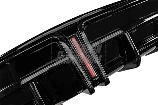 Tesla Model 3 / Performance 2017 2018 2019 2020 2021 2022 2023 with Aftermarket Parts - Rear Diffuser PP from Yofer USA