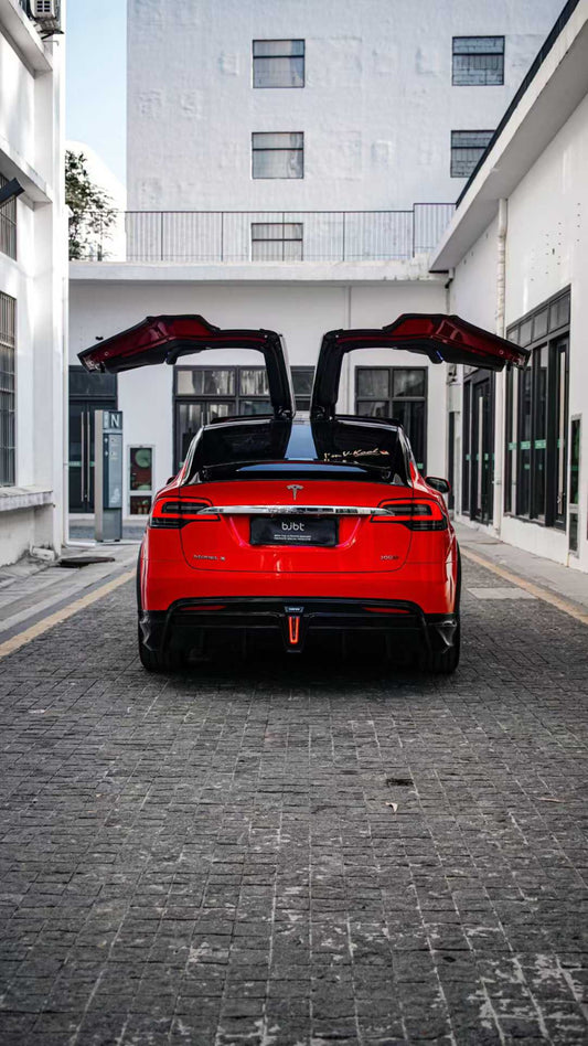 Tesla Model X Performance / Standard Range / P100D / P90D / Long Range Plus / 100D / 90D / 75D / 70D 2016 2017 2018 2019 2020 2021 with Aftermarket Parts - Full Body Kit Package PP from Yofer USA