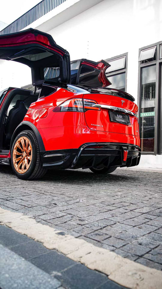 Tesla Model X Performance / Standard Range / P100D / P90D / Long Range Plus / 100D / 90D / 75D / 70D 2016 2017 2018 2019 2020 2021 with Aftermarket Parts - Full Body Kit Package PP from Yofer USA