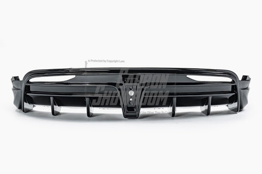 Tesla Model X Performance / Plaid / Standard Range / P100D / P90D / Long Range Plus / Base / 100D / 90D / 75D / 70D 2016-ON with Aftermarket Parts - Rear Diffuser PP from Yofer USA