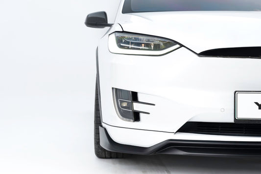 Tesla Model X Performance / Standard Range / P100D / P90D / Long Range Plus / 100D / 90D / 75D / 70D 2016 2017 2018 2019 2020 2021 with Aftermarket Parts - Front Lip PP from Yofer USA