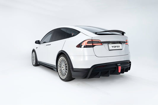 Tesla Model X Performance / Standard Range / P100D / P90D / Long Range Plus / 100D / 90D / 75D / 70D 2016 2017 2018 2019 2020 2021 with Aftermarket Parts - Full Body Kit Package PP from Yofer USA