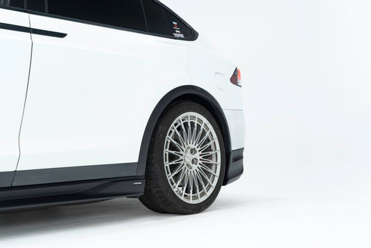 Tesla Model X Performance / Standard Range / P100D / P90D / Long Range Plus / 100D / 90D / 75D / 70D 2016 2017 2018 2019 2020 2021 with Aftermarket Parts - Side Skirts PP from Yofer USA