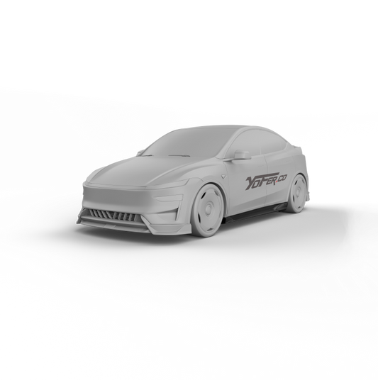 Tesla Model Y Juniper 2026-ON with Aftermarket Parts - Package A P Polypropylene from Yofer USA