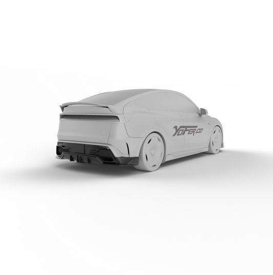 Tesla Model Y Juniper 2026-ON with Aftermarket Parts - Package A P Polypropylene from Yofer USA