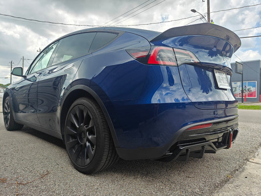 Tesla Model Y / Performance 2021 2022 2023 2024 with Aftermarket Parts - V2 Rear Diffuser PP from Yofer USA