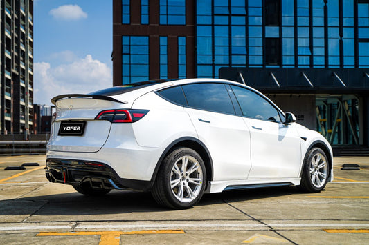 Tesla Model Y / Performance 2021 2022 2023 2024 with Aftermarket Parts - V2 Side Skirts PP from Yofer USA