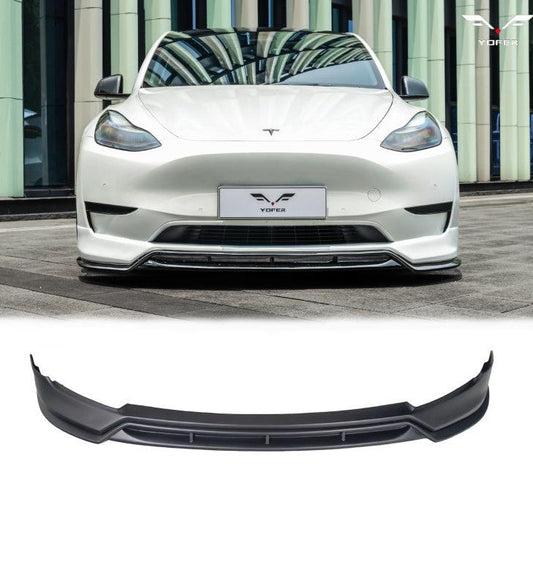 Tesla Model Y / Performance 2021 2022 2023 2024 with Aftermarket Parts - V2 Front Lip PP from Yofer USA