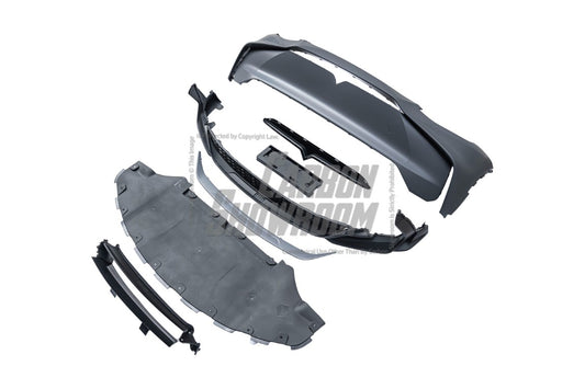 Tesla Model Y / Performance 2021-ON with Aftermarket Parts - Loong Flames Max Front Bumper PP from Yofer USA
