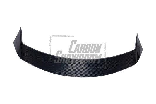 Tesla Model Y / Performance 2021 2022 2023 2024 with Aftermarket Parts - Loong Flames Style Rear Spoiler Wing Carbon Fiber from Yofer USA