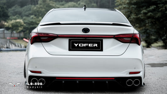 Toyota Avalon 5th Gen XX50 2019 2020 2021 2022 with Aftermarket Parts - Full Body Kit PP Polypropylene from Yofer USA