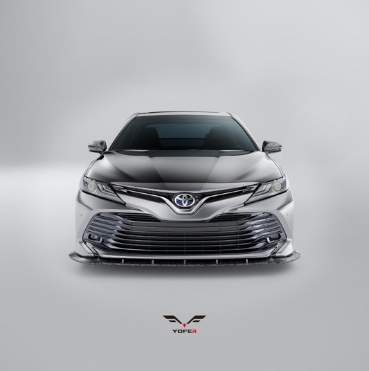 Toyota Camry 8th Gen XV70 LE XLE 2021-2024 with Aftermarket Parts - Front Lip Splitter PP from Yofer USA