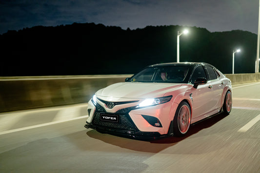 Toyota Camry 8th Gen XV70 TRD SE XSE LE XLE 2018-2024 with Aftermarket Parts - Widebody Wheel Arches PP from Yofer USA