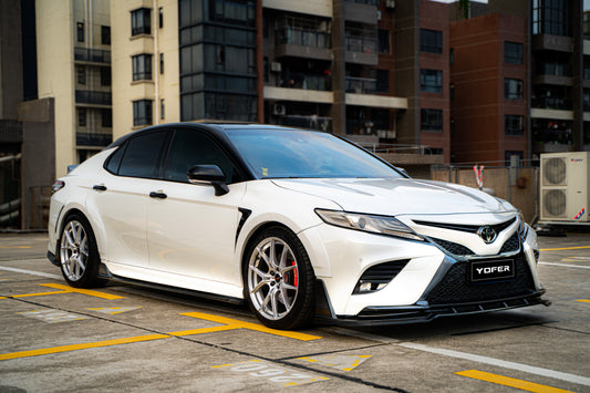 Toyota Camry 8th Gen XV70 TRD SE XSE LE XLE 2018-2024 with Aftermarket Parts - Widebody Wheel Arches PP from Yofer USA