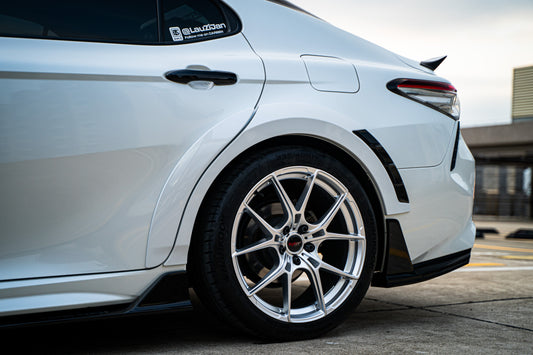 Toyota Camry 8th Gen XV70 TRD SE XSE LE XLE 2018-2024 with Aftermarket Parts - Widebody Wheel Arches PP from Yofer USA