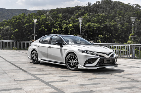 Toyota Camry 8th Gen XV70 SE XSE 2021-2024 with Aftermarket Parts - Front Lip Splitter PP from Yofer USA