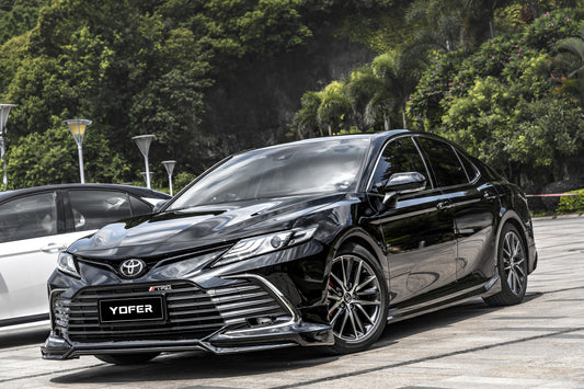 Toyota Camry 8th Gen XV70 LE XLE 2021-2024 with Aftermarket Parts - Front Lip Splitter PP from Yofer USA