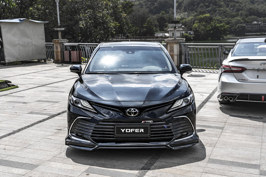 Toyota Camry 8th Gen XV70 LE XLE 2021-2024 with Aftermarket Parts - Front Lip Splitter PP from Yofer USA