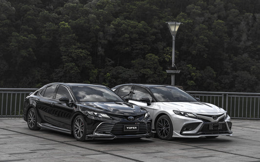Toyota Camry 8th Gen XV70 LE XLE 2021-2024 with Aftermarket Parts - Front Lip Splitter PP from Yofer USA