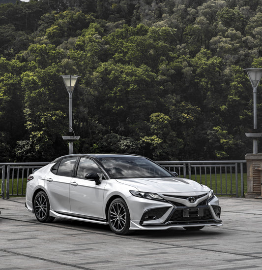 Toyota Camry 8th Gen XV70 SE XSE 2021-2024 with Aftermarket Parts - Front Lip Splitter PP from Yofer USA