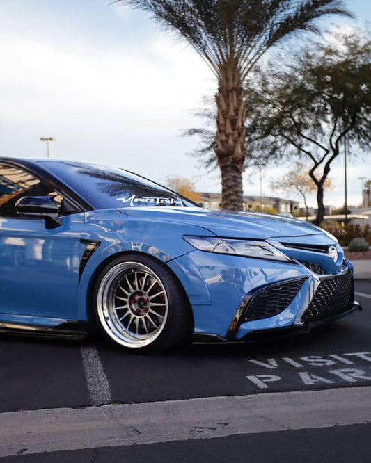 Toyota Camry 8th Gen XV70 TRD SE XSE LE XLE 2018-2024 with Aftermarket Parts - Widebody Wheel Arches PP from Yofer USA