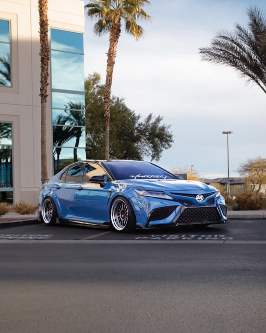 Toyota Camry 8th Gen XV70 TRD SE XSE LE XLE 2018-2024 with Aftermarket Parts - Widebody Wheel Arches PP from Yofer USA