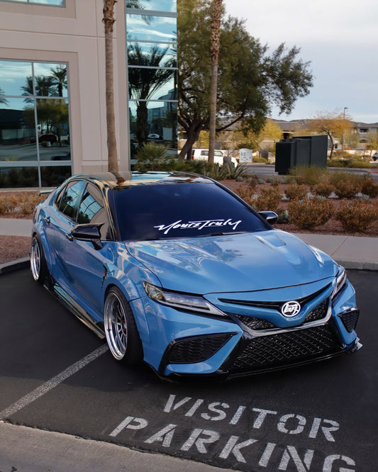 Toyota Camry 8th Gen XV70 TRD SE XSE LE XLE 2018-2024 with Aftermarket Parts - Widebody Wheel Arches PP from Yofer USA
