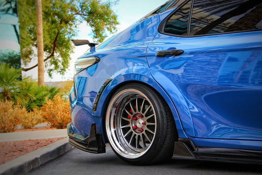 Toyota Camry 8th Gen XV70 TRD SE XSE LE XLE 2018-2024 with Aftermarket Parts - Widebody Wheel Arches PP from Yofer USA