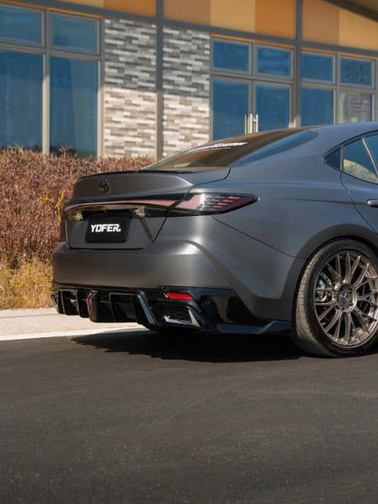 Toyota Camry XV80 9th Gen XLE LE 2025-ON with Aftermarket Parts - Rear Diffuser PP Polypropylene from Yofer USA