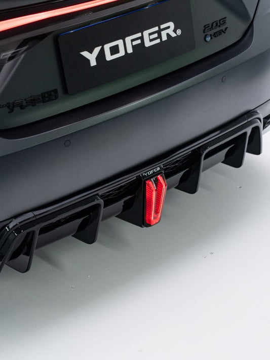 Toyota Camry XV80 9th Gen XLE LE 2025-ON with Aftermarket Parts - Rear Diffuser PP Polypropylene from Yofer USA
