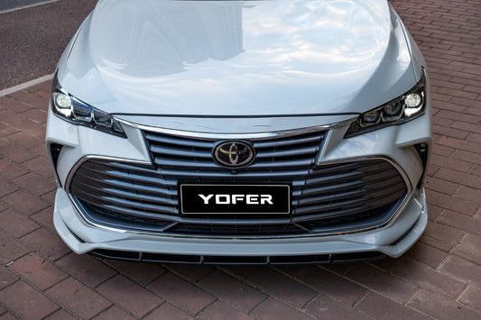 Toyota Avalon 5th Gen XX50 2019-2022 with Aftermarket Parts - Front Lip Splitter PP from Yofer USA