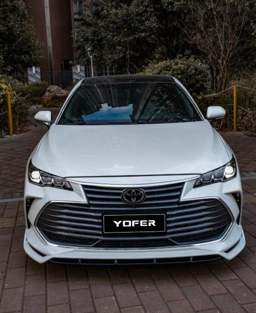Toyota Avalon 5th Gen XX50 2019-2022 with Aftermarket Parts - Front Lip Splitter PP from Yofer USA