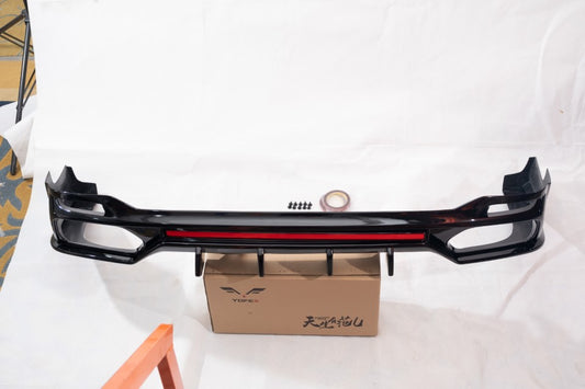 Toyota Avalon 5th Gen XX50 2019-2022 with Aftermarket Parts - Rear Diffuser & Canards PP from Yofer USA