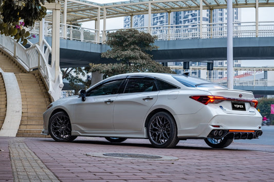 Toyota Avalon 5th Gen XX50 2019-2022 with Aftermarket Parts - Side Skirts PP from Yofer USA