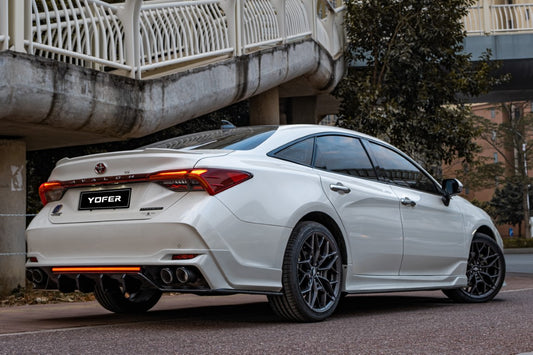 Toyota Avalon 5th Gen XX50 2019-2022 with Aftermarket Parts - Side Skirts PP from Yofer USA