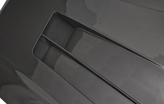 Nissan GTR Nismo T-Spec Premium Pure 2017-2024 (for installation on 2008-2016 vehicles, 2017-2024 front bumper is recommended) with Aftermarket Parts - LBV3 Style Hood Bonnet Carbon Fiber / FRP from Aero Republic