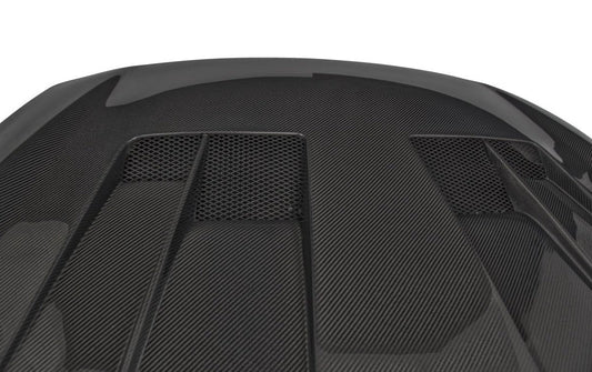 Nissan GTR Nismo T-Spec Premium Pure 2017-2024 (for installation on 2008-2016 vehicles, 2017-2024 front bumper is recommended) with Aftermarket Parts - LBV3 Style Hood Bonnet Carbon Fiber / FRP from Aero Republic