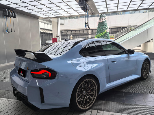 BMW M2/C G87 2023-ON & 2 Series 230i M240i G42 2022 2023 2024 with Aftermarket Parts - ART V1 Style Rear Wing Pre-preg Carbon Fiber from ArmorExtend