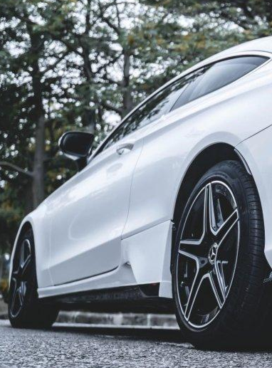 Mercedes Benz C63S C63 AMG C43 C300 W205 2017-2023 with Aftermarket Parts - Side Skirts Carbon Fiber / FRP from CMST Tuning